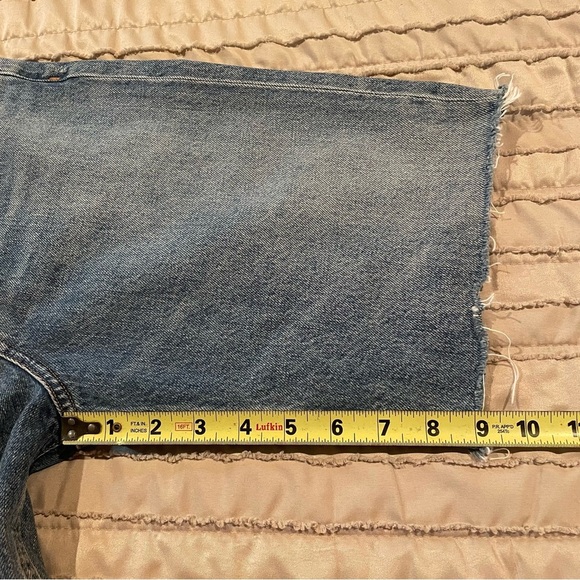 Agolde 90's Pinch Waist Denim Jean Short Marquee 23 NWT High Rise Long Inseam - Picture 10 of 10